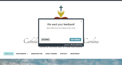 Desktop Screenshot of catholicyoungadultsofsc.com